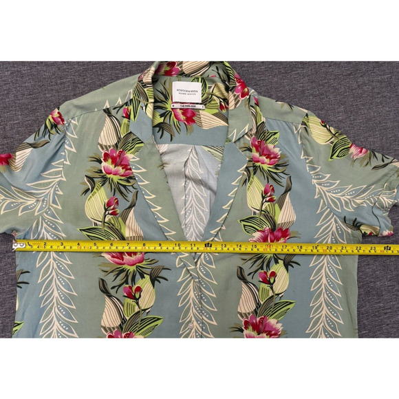 Scotch & Soda Floral Blouse in Green and Pink - Picture 4 of 8